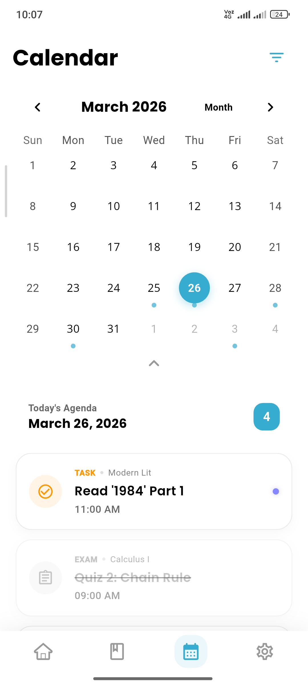 Notu Calendar